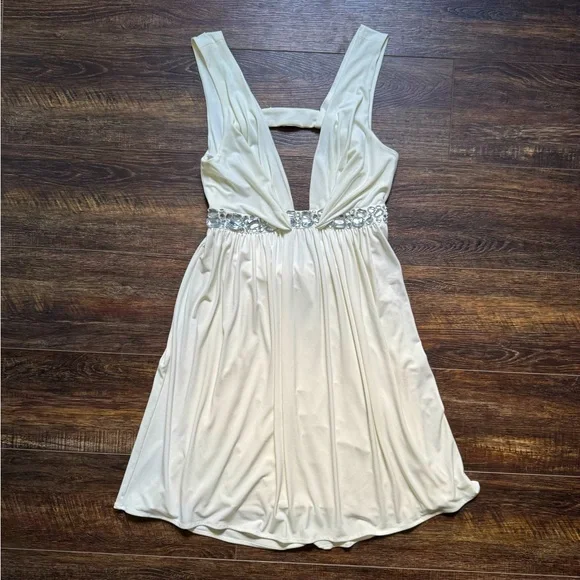 green emerald velvet dress Bebe Dress  Tamris